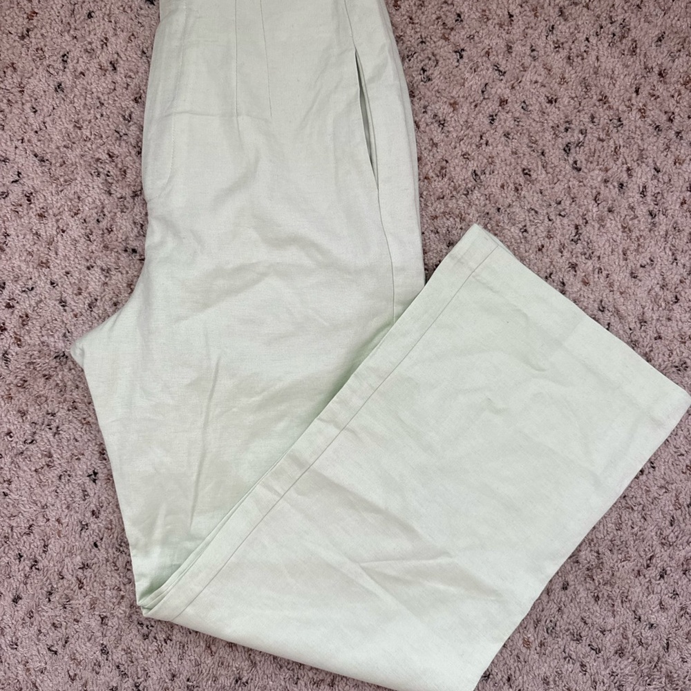 English Factory Mint Green Trousers